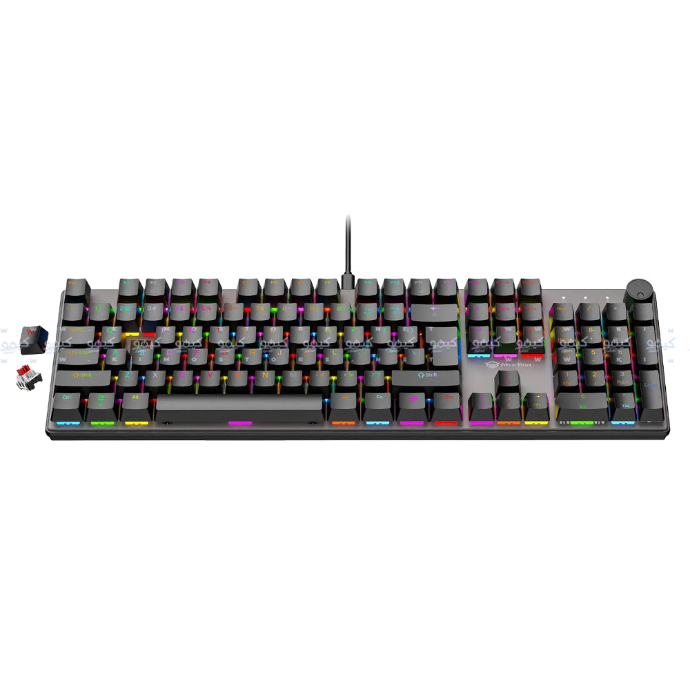 Meetion MK009 Pro Red Switch Wired RGB Gaming Keyboard English & Arabic