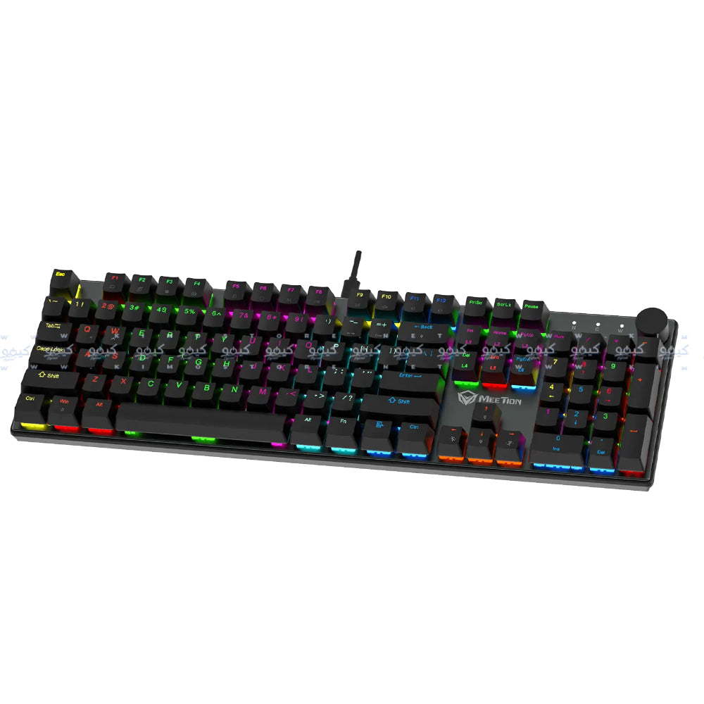 Red Switch Wired Rainbow Gaming Keyboard English & Arabic