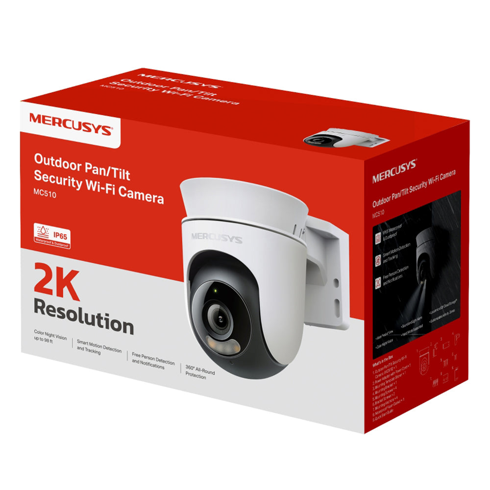 كاميرا مراقبة ميركوسيس خارجية واي فاي إمالة و دوران 2 ميجابكسل 3 ملم MC510 (ميكروفون)