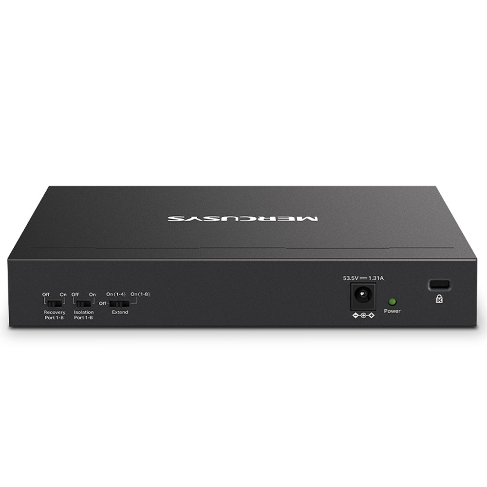 Mercusys MS110P Unmanaged Desktop Switch 8 Ports PoE 10/100Mbps + 2 Ports RJ45 10/100Mbps Uplink 65W