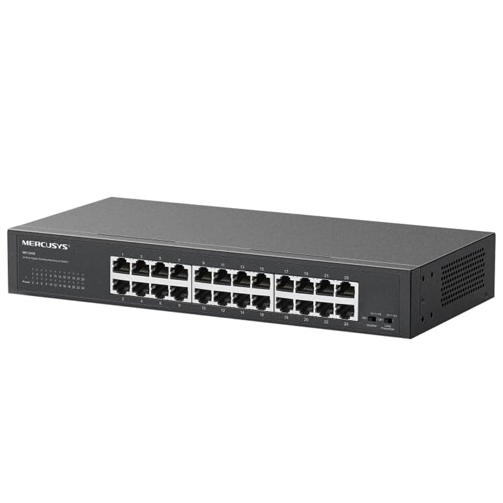 سويتش ميركوسيس 24 منفذ 10/100/1000 ميجابات في الثانية MS124GS Unmanaged Rackmount