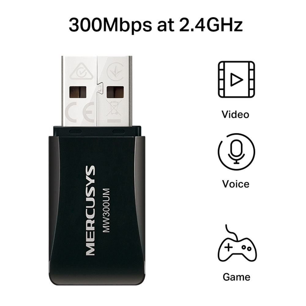 Mercusys MW300UM Wireless USB Adapter