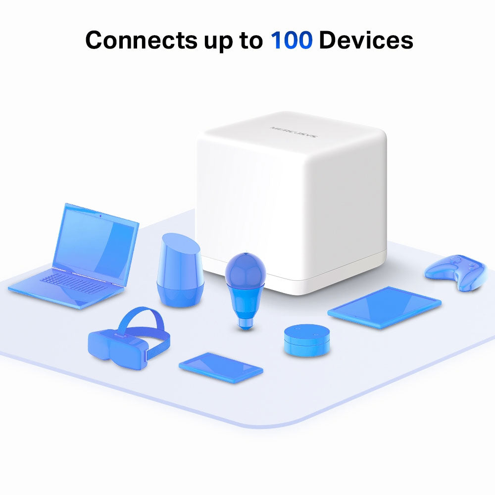 Halo H30G AC1300 Whole Home Mesh Wi-Fi System 1300Mbps (1 Pack)