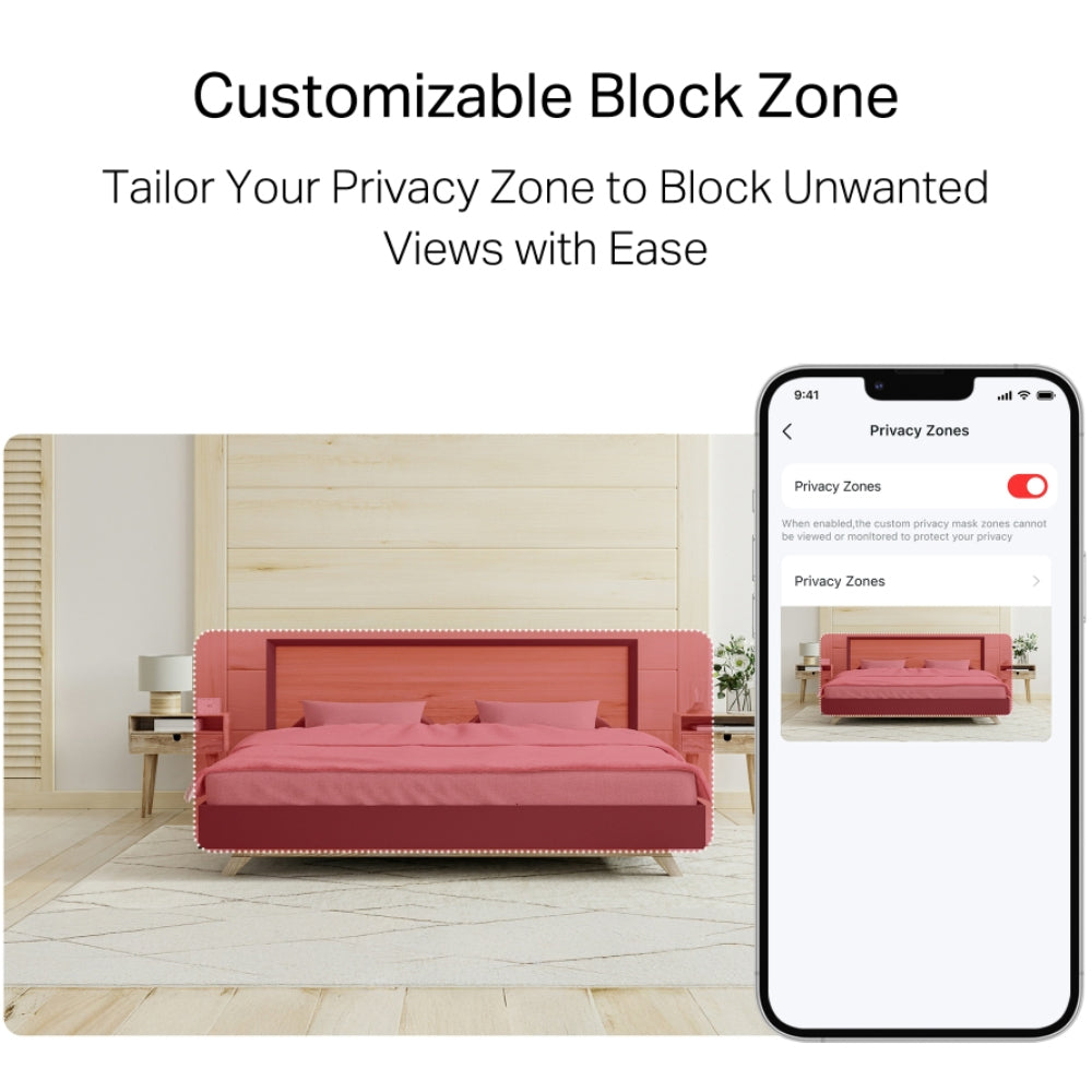 كاميرا مراقبة ميركوسيس داخلية واي فاي إمالة و دوران 2 ميجابكسل 4 ملم MC200 (ميكروفون)