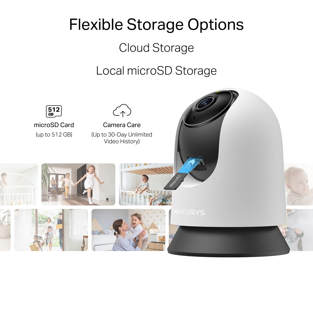 Mercusys MC210 Wi-Fi Pan & Tilt Indoor Security Camera