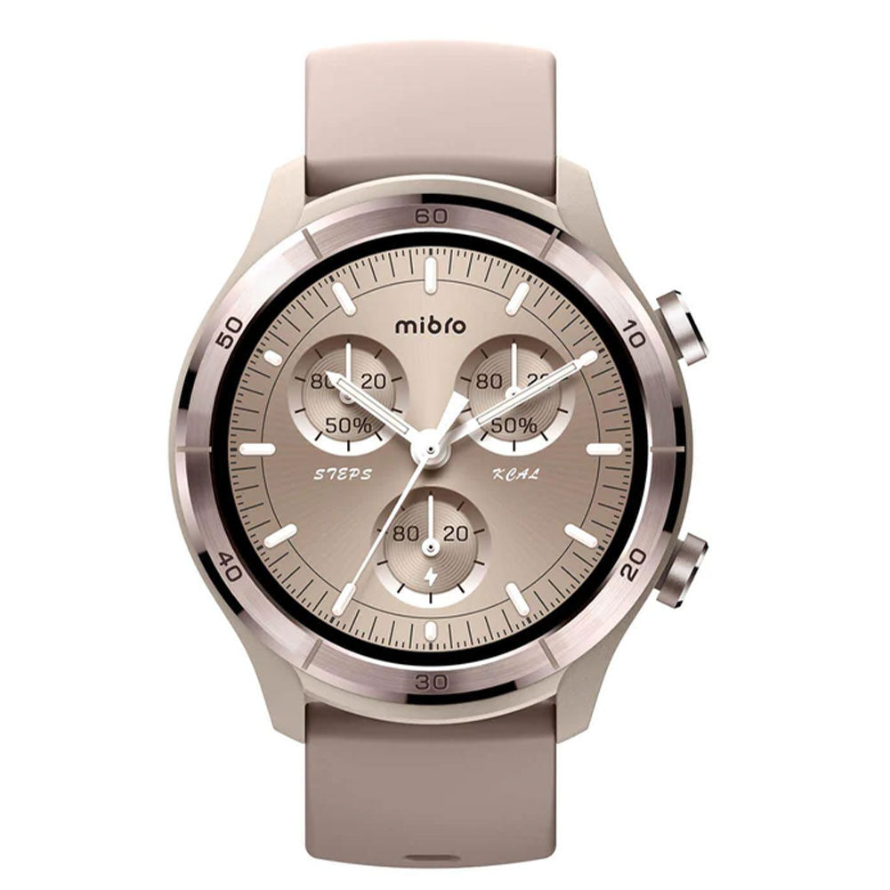 Mibro A3 Watch (45mm - GPS) Mocha Aluminum Case With Mocha Silicone Band