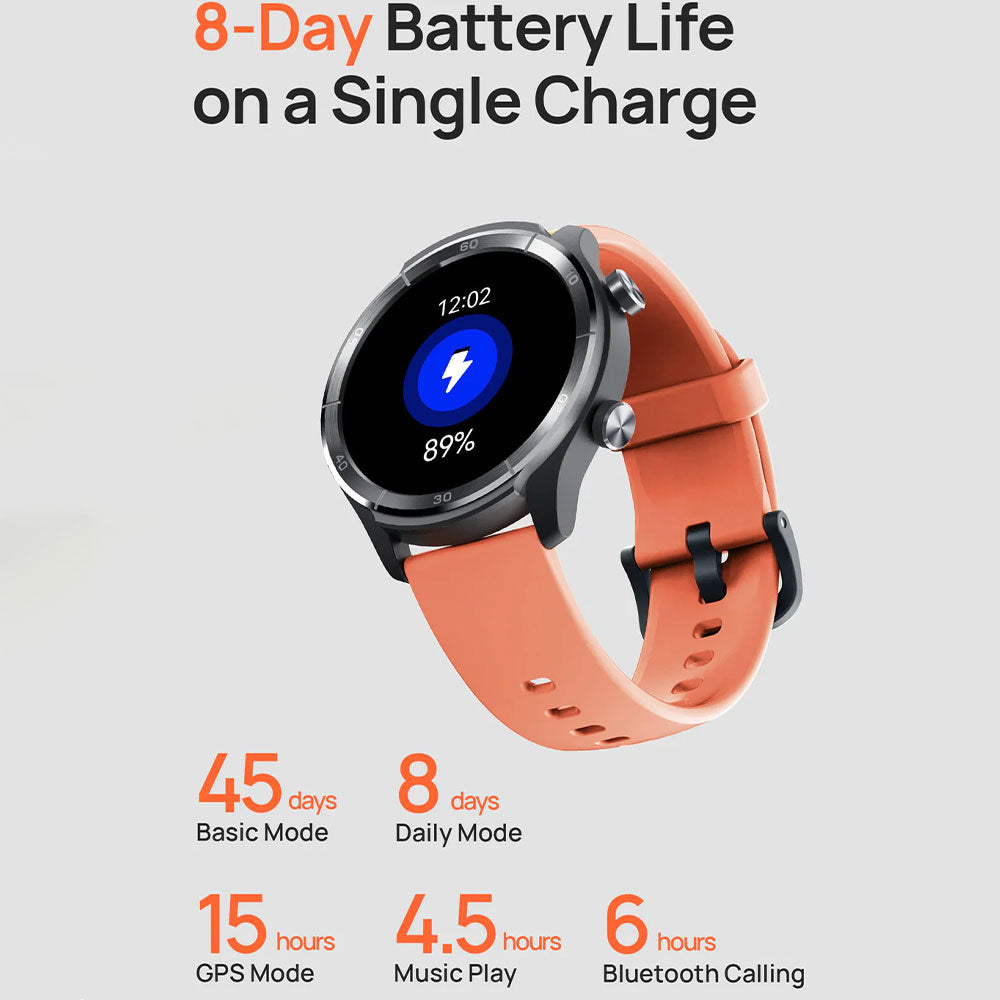 Mibro A3 Watch (45mm - GPS) Mocha Aluminum Case With Mocha Silicone Band