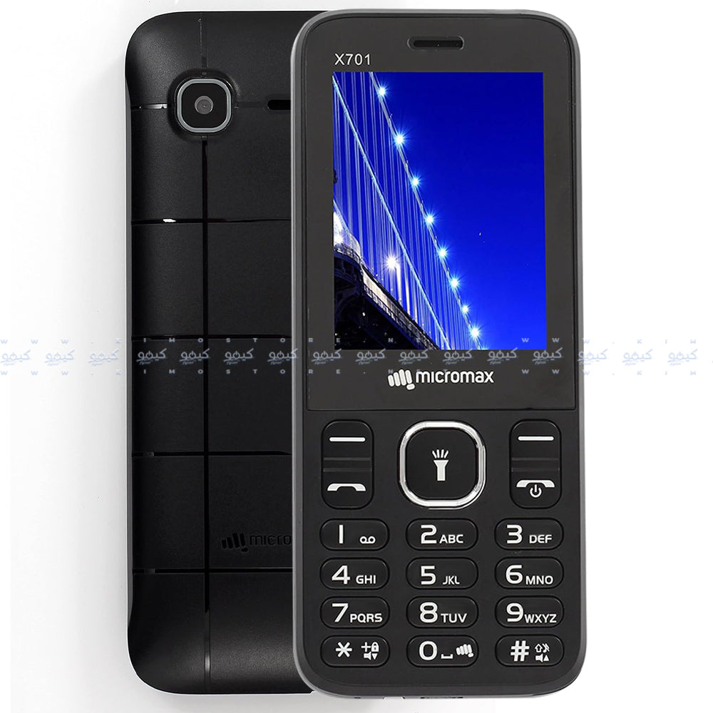 Micromax X701 Dual SIM (40MB / 56MB Ram / 2.4 Inch / 2G) - Black