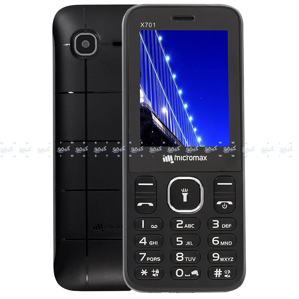 Micromax X701 Dual SIM (40MB / 56MB Ram / 2.4 Inch / 2G) - Black