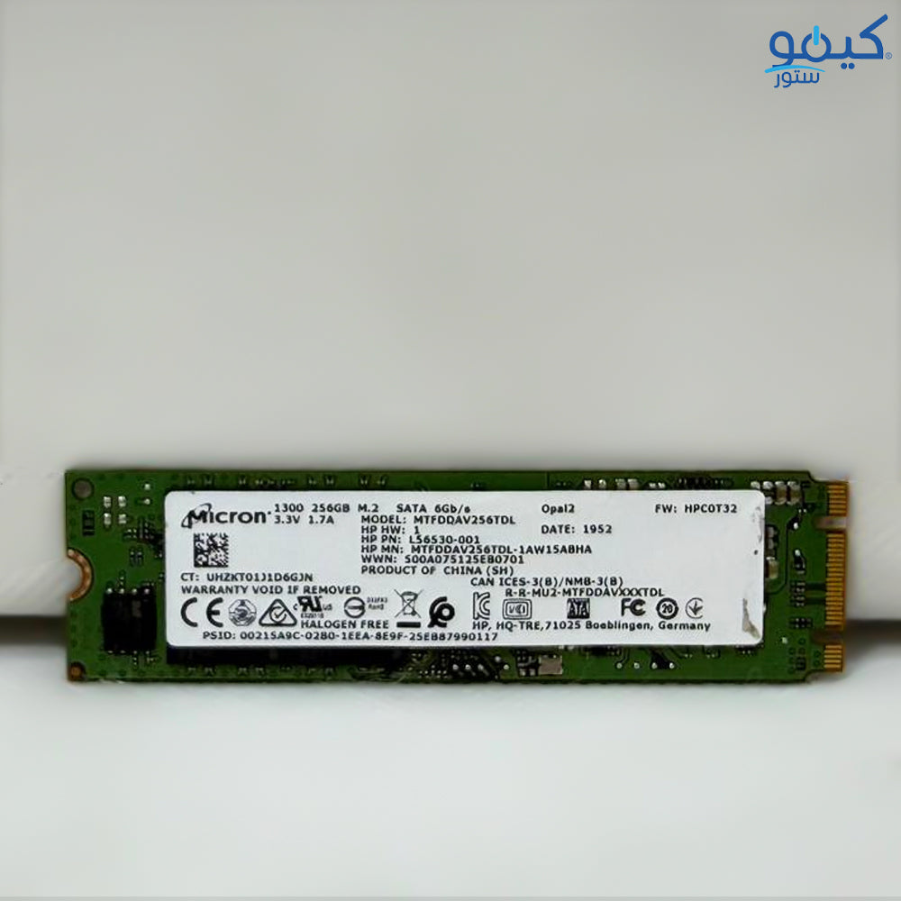 هارد درايف ميكرون 256 جيجابايت ساتا M.2 SSD 1300 (استعمال خارج)