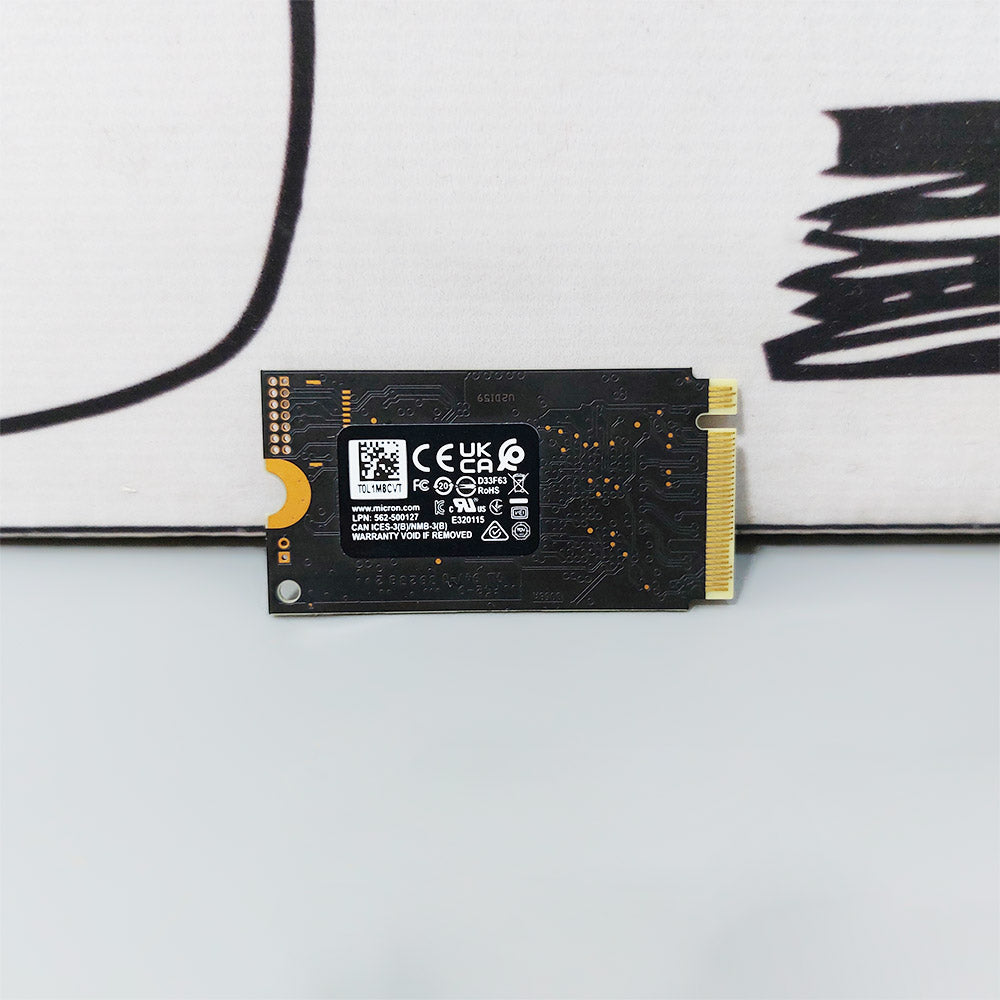 Micron 2400 512GB NVMe 2230 PCIe M.2 SSD (Original Used)