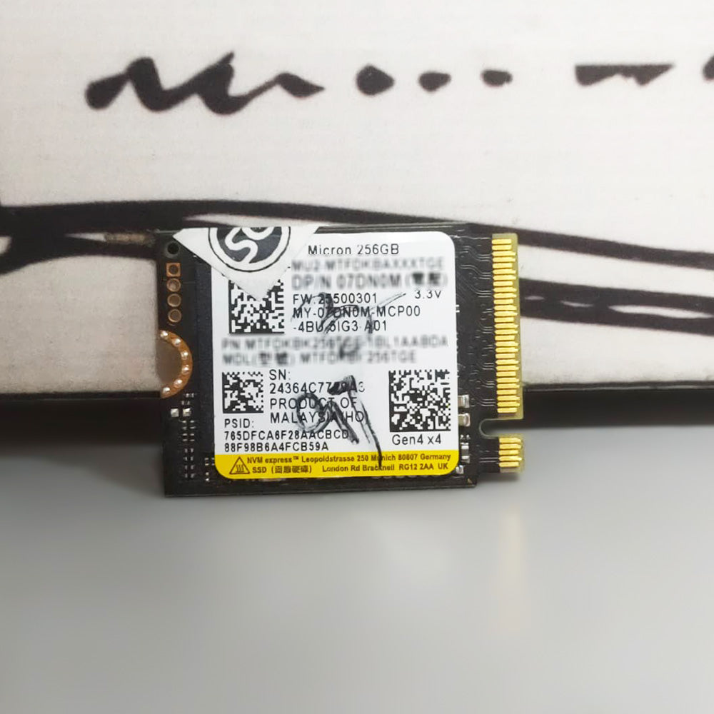 256GB NVMe PCIe M.2 SSD