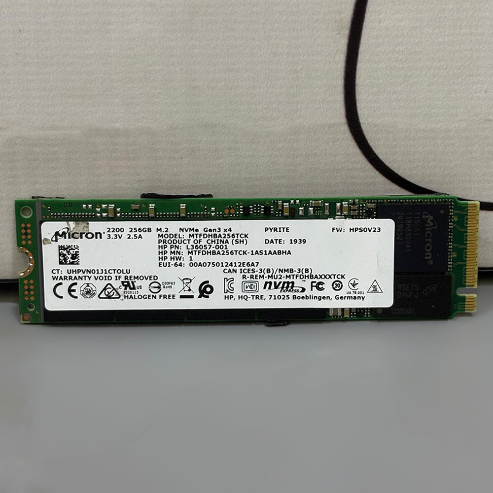 Micron MTFDHBA256TCK 256GB NVMe PCIe M.2 2280 SSD