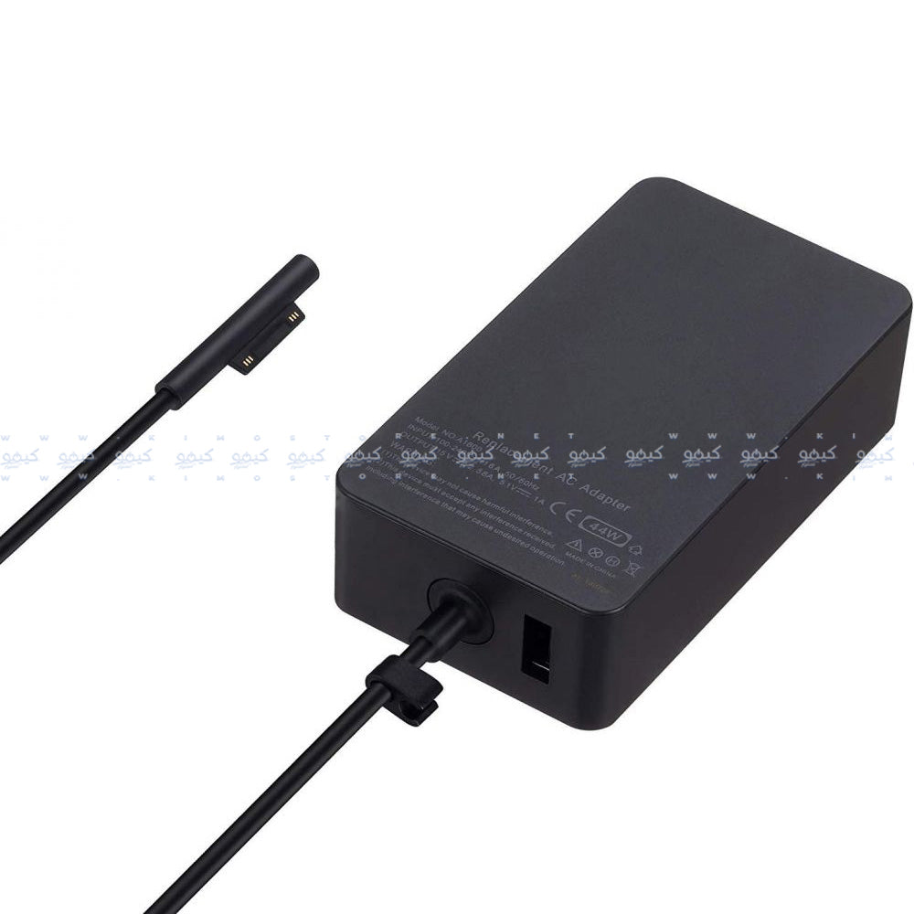 شاحن لاب توب مايكروسوفت سرفس برو 15 فولت - 4.0 أمبير 44 وات (Surface Connect)