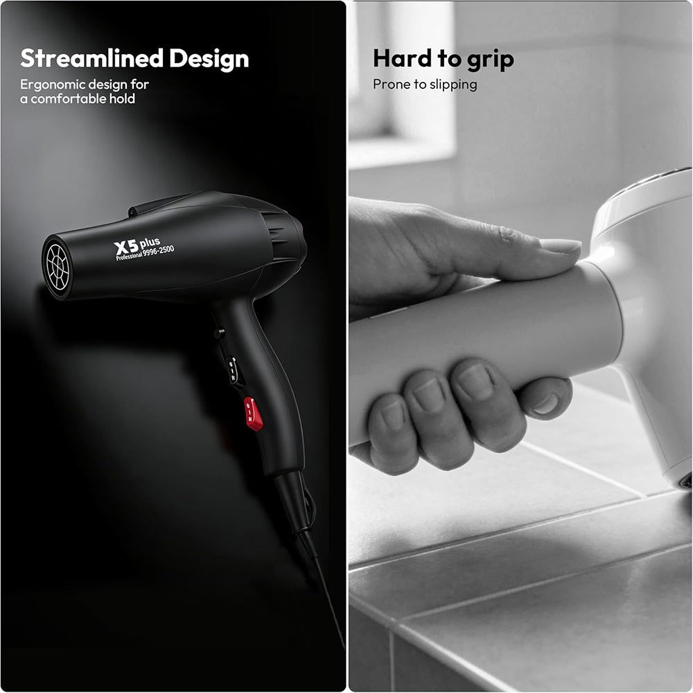 Moehair Pro Extreme Professional Hair Dryer X5 Plus 2500W - Black