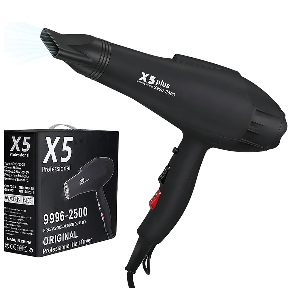Moehair Pro Extreme Professional Hair Dryer X5 Plus 2500W - Black