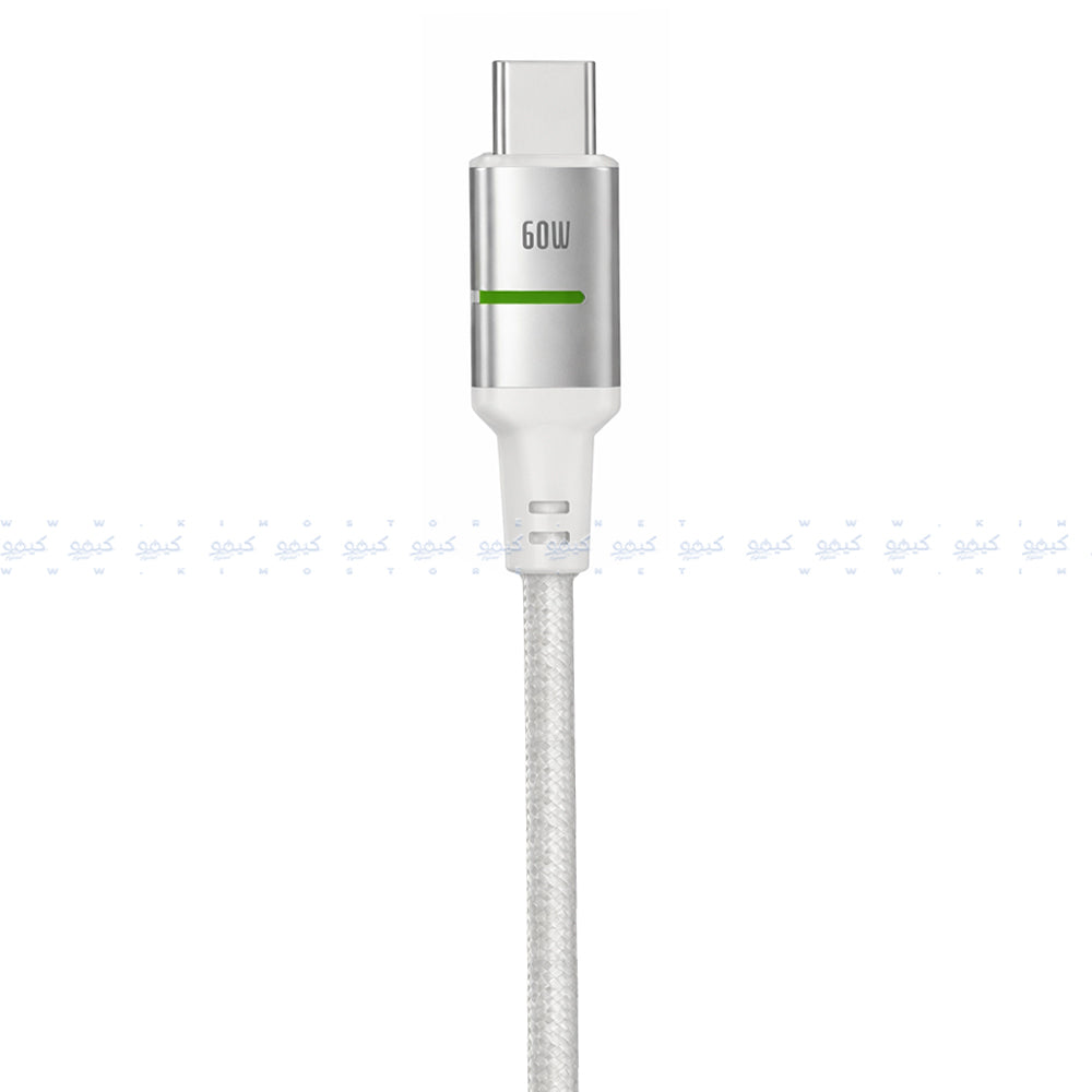 MomoType-C To Type-C Cable 60W Fast Charging 1.2m - White