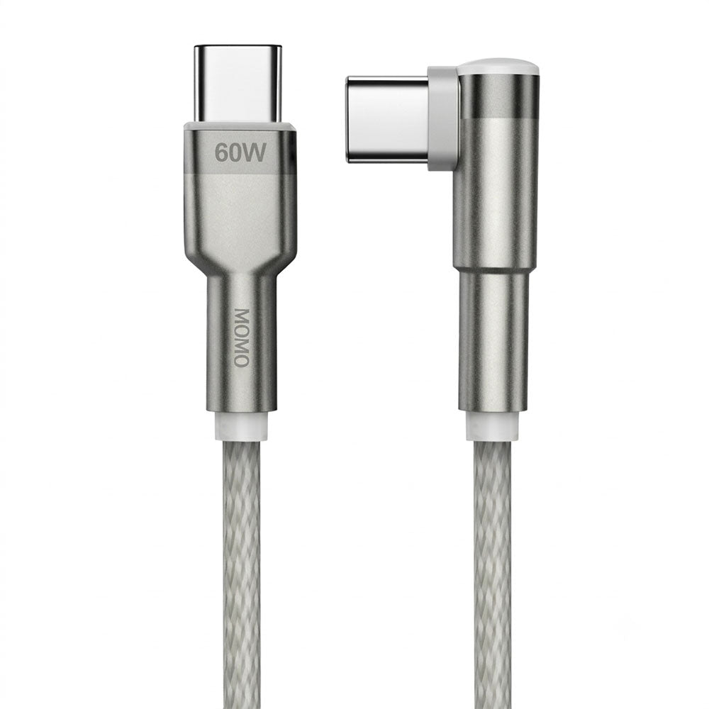 Momo MO-011027 Type-C To Type-C Cable 60W Fast Charging 1.2m - Gray