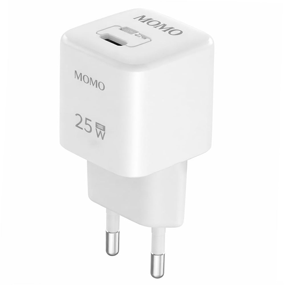 Momo Mini Turbo Fast MO-066608 Wall Charger Type-C 25W Fast Charging - White