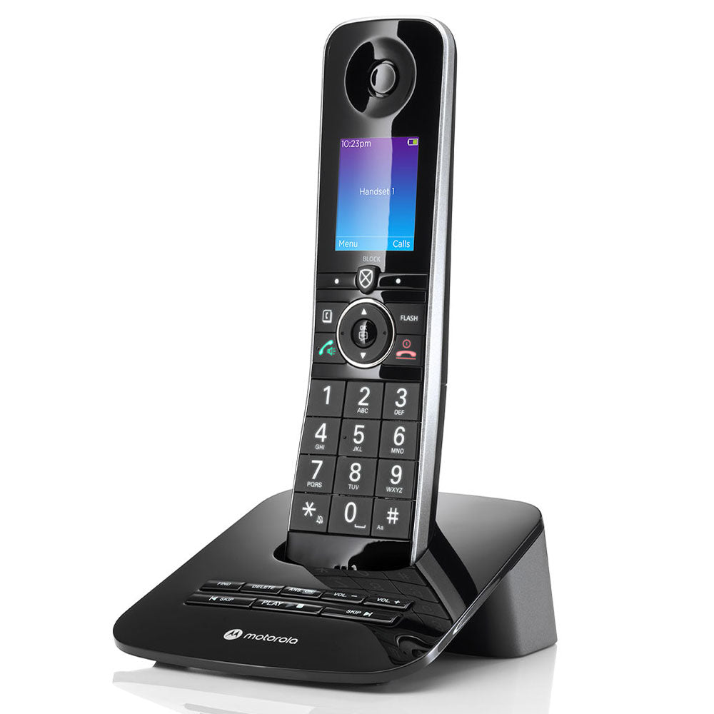 Motorola D8711 Digital Cordless Telephone - Black