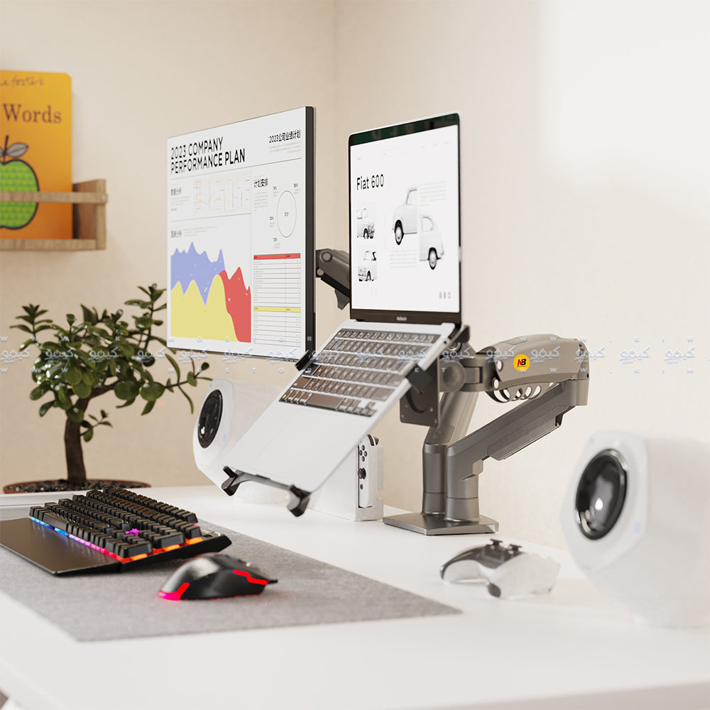 NB F160-FP Arm Full Motion TV Stand