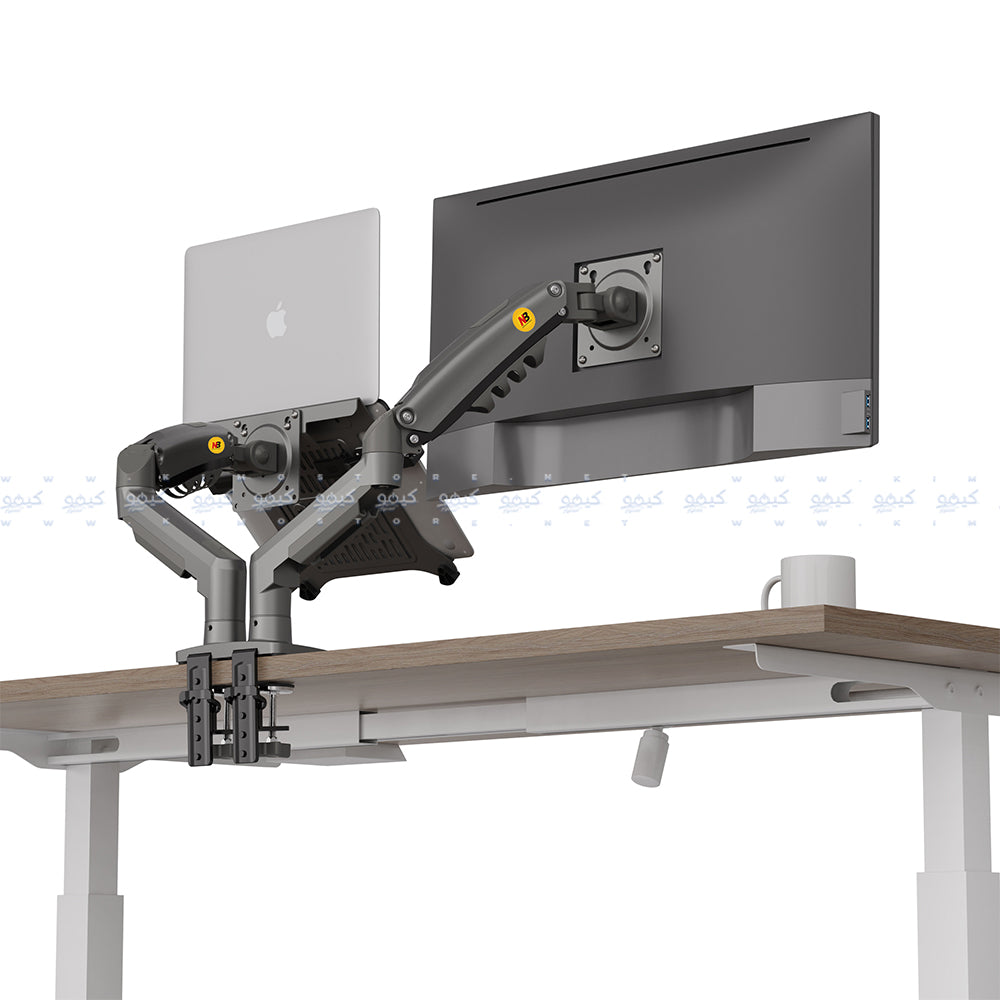 حامل تلفزيون ان بي ثنائي الذراع متحرك 17-30 بوصة F160-FP