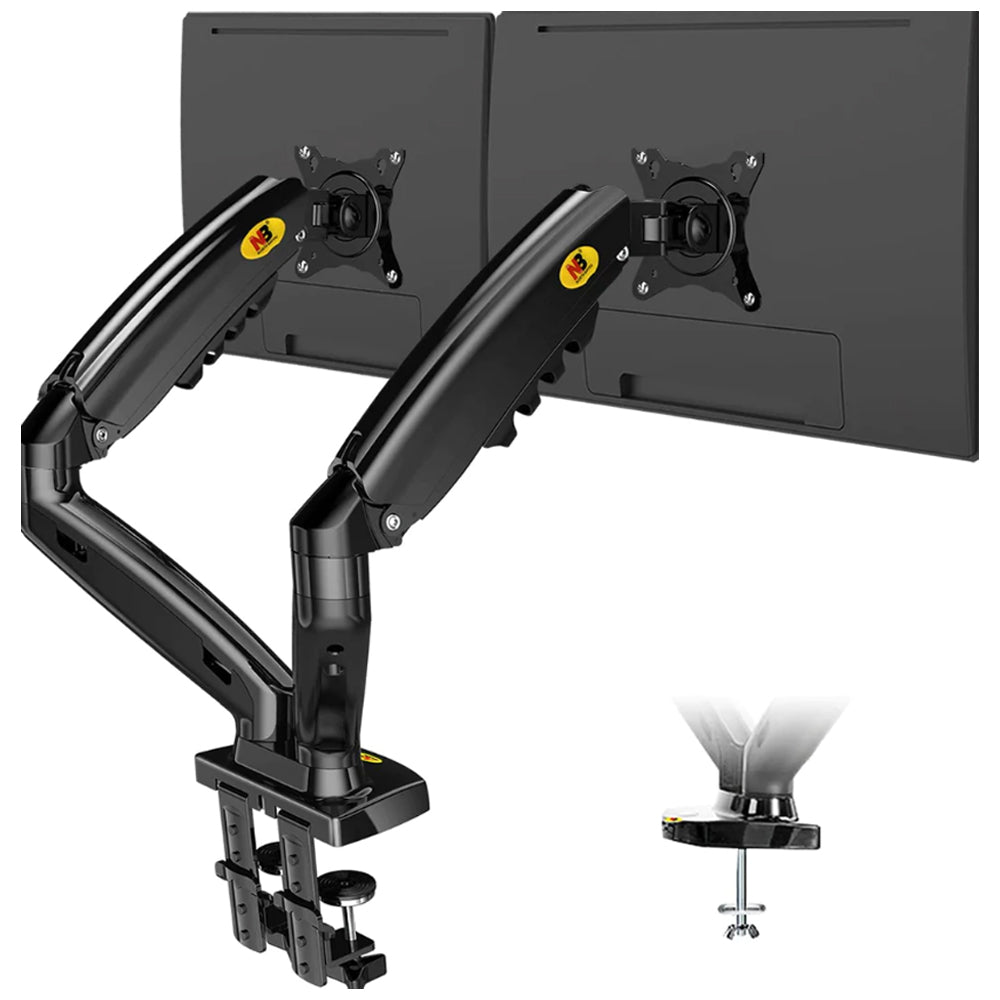 NB F160 17-32 Inch Dual Arm Full Motion TV Stand