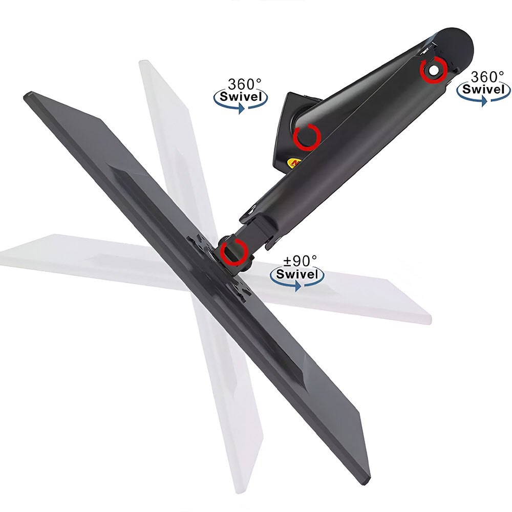 حامل تلفزيون ان بي 30-17 بوصة متحرك