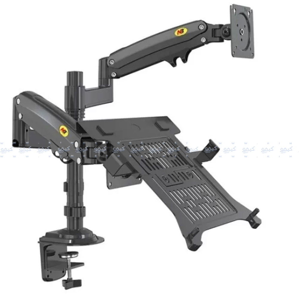 حامل شاشة و لاب توب إن بي 22-32 بوصة متحرك H180-FP