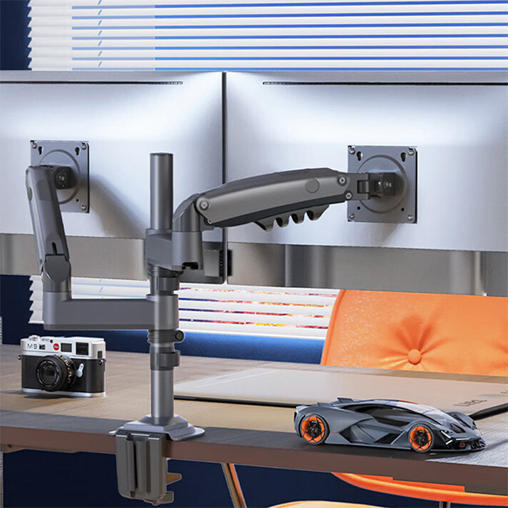 حامل تلفزيون ان بي ثنائي الذراع متحرك 17-27 بوصة H180