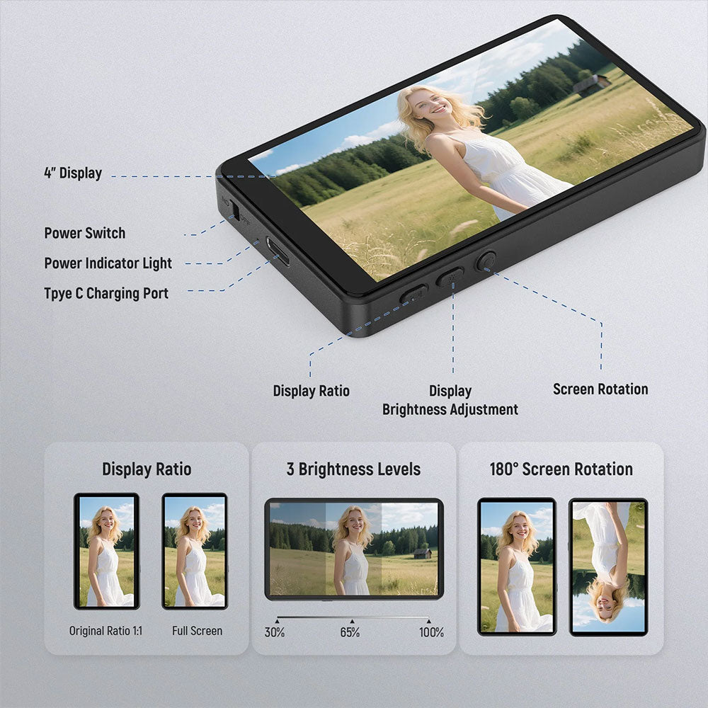 Neewer Basics M4B Magnetic Selfie Monitor Screen