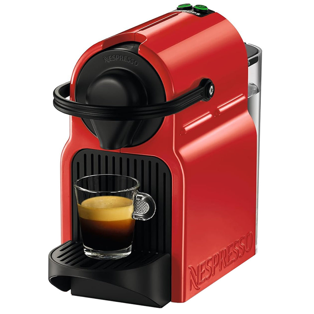 ماكينة قهوة إسبريسو كبسولات نسبرسو 1260 وات Inissia C40 C40-EU-RE-NE - أحمر