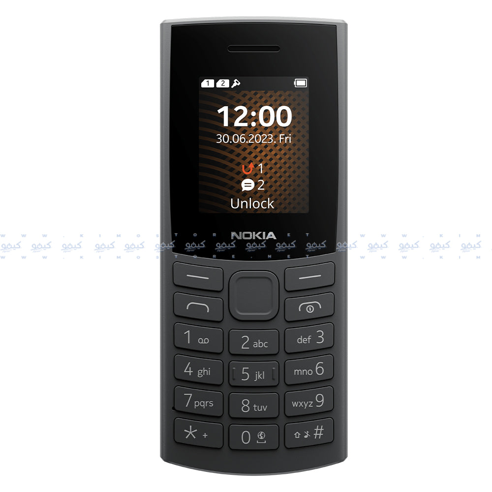 Nokia 106 (2023) Dual SIM (FM / 1.8 Inch / 2G) - Charcoal