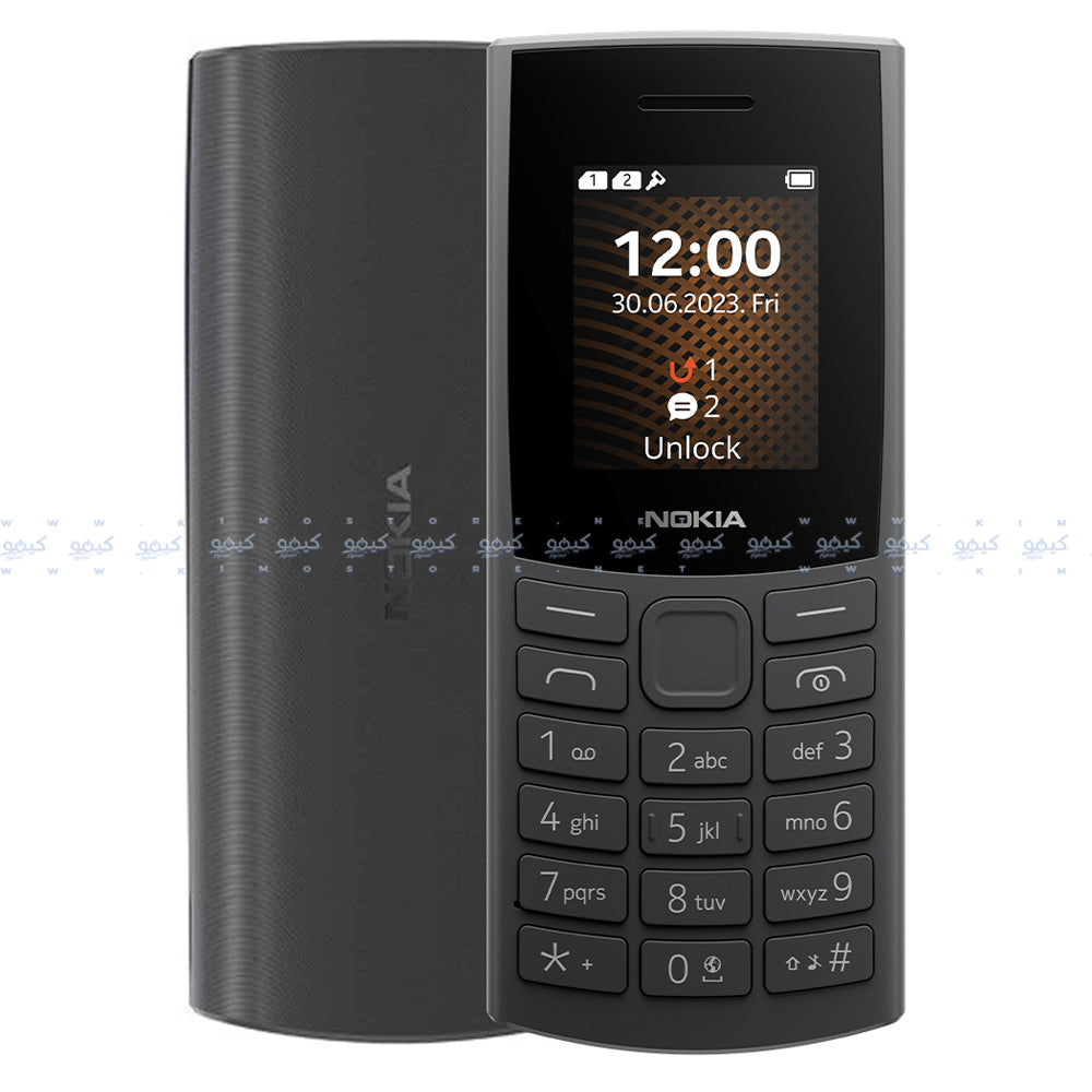 Nokia 106 (2023) Dual SIM (FM / 1.8 Inch / 2G) - Charcoal