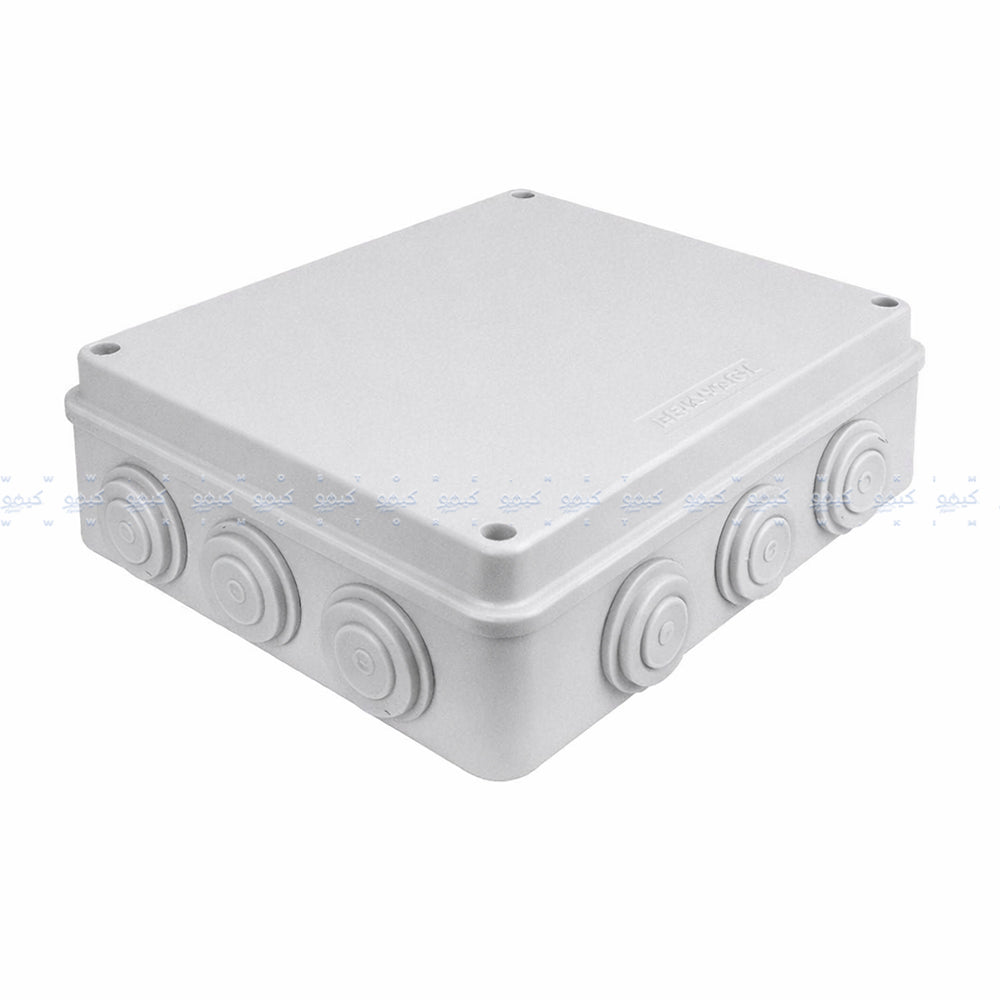 Normal Waterproof Camera Junction Box (10mm x 15mm) White