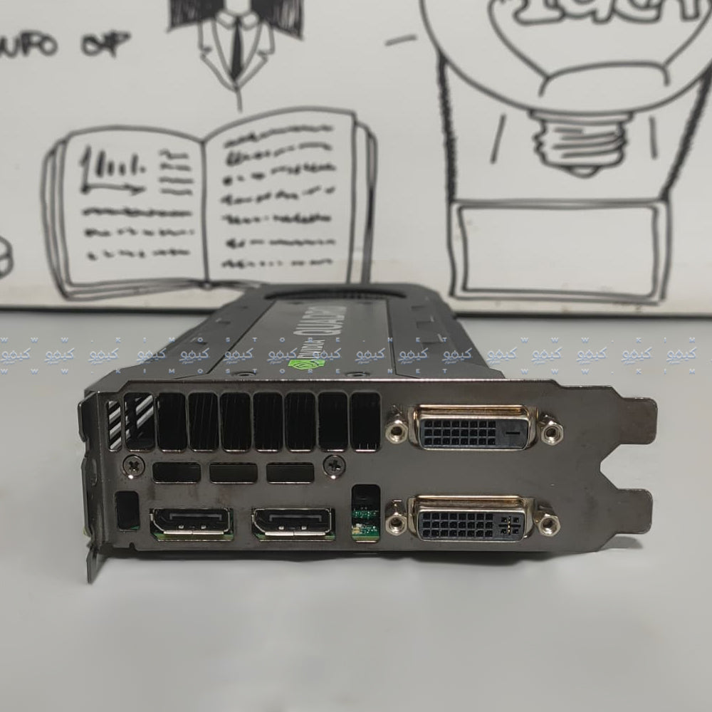 كارت شاشة نفيديا 8 جيجابايت Quadro K5200 GDDR5 (استعمال خارج)