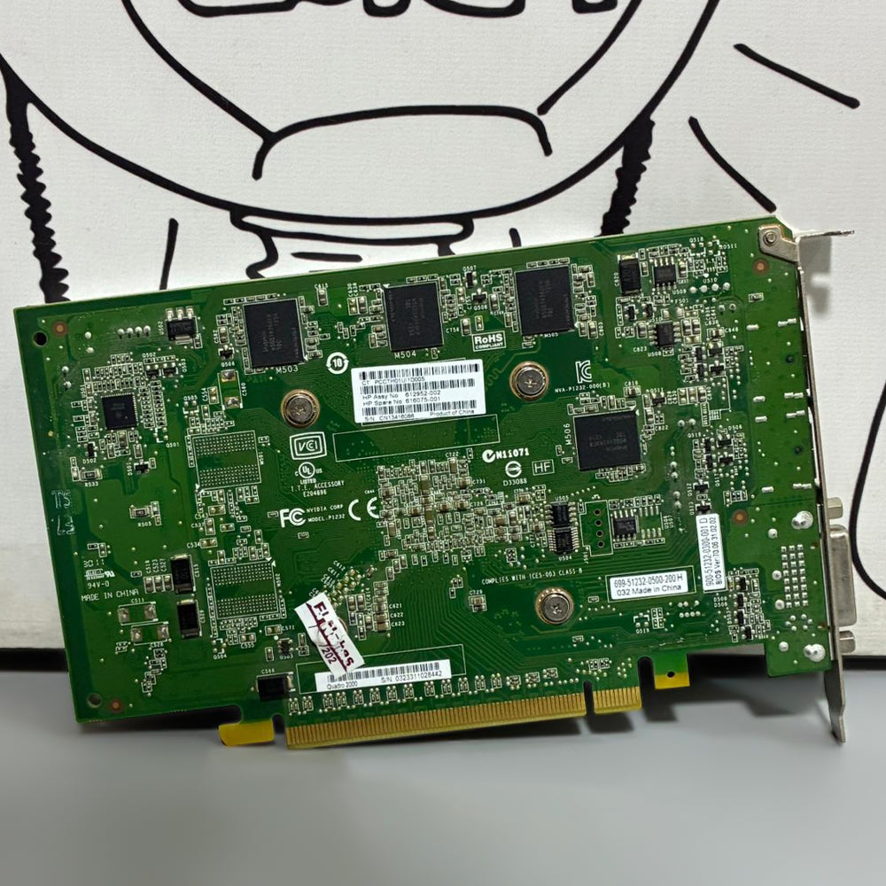 كارت شاشة نيفيديا 1 جيجابايت Quadro 2000 GDDR5 (استعمال خارج)
