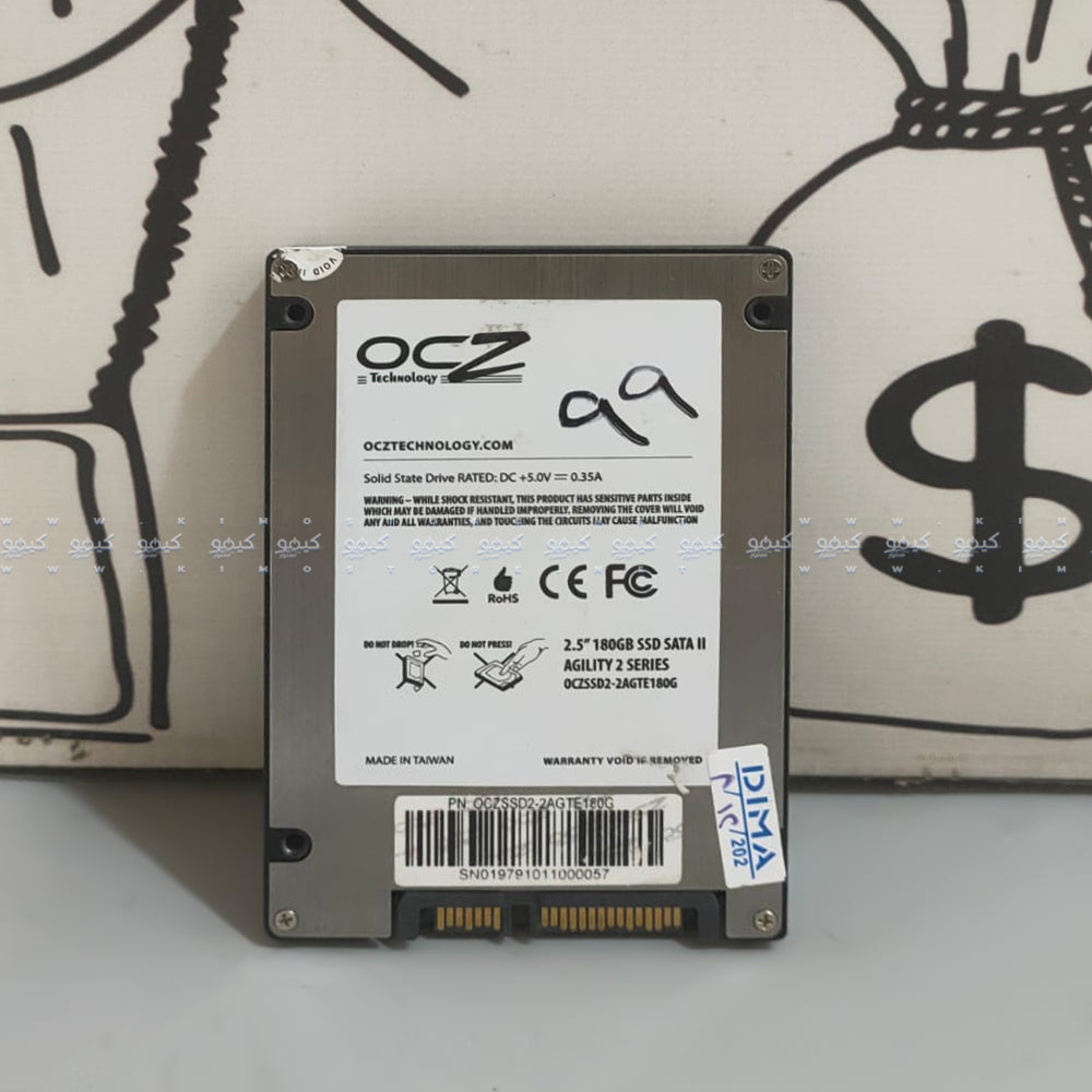 OCZ 180GB SATA 2.5 Inch Internal SSD (Original Used)