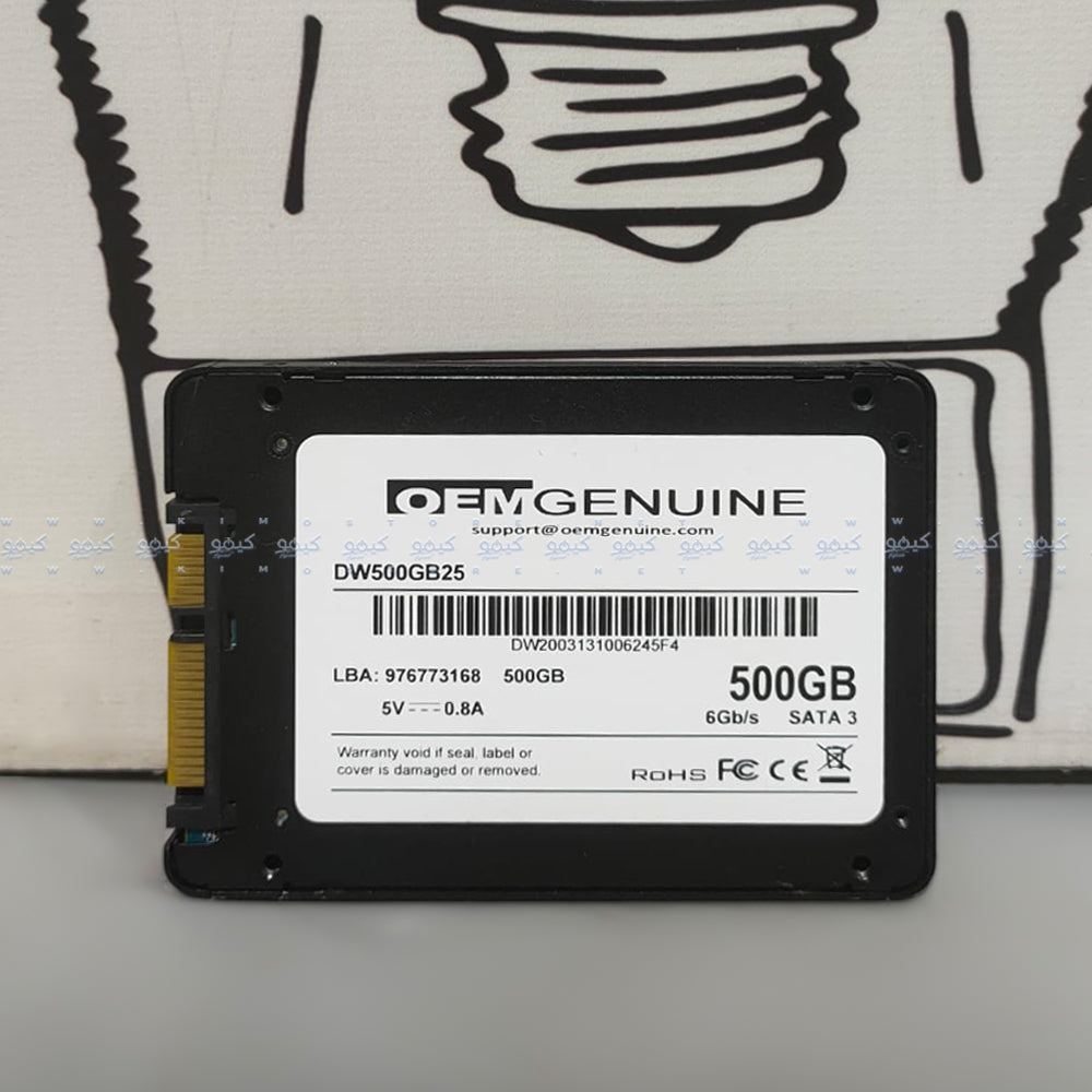 OEM GENUINE 500GB SATA 2.5 Inch Internal SSD (Original Used)