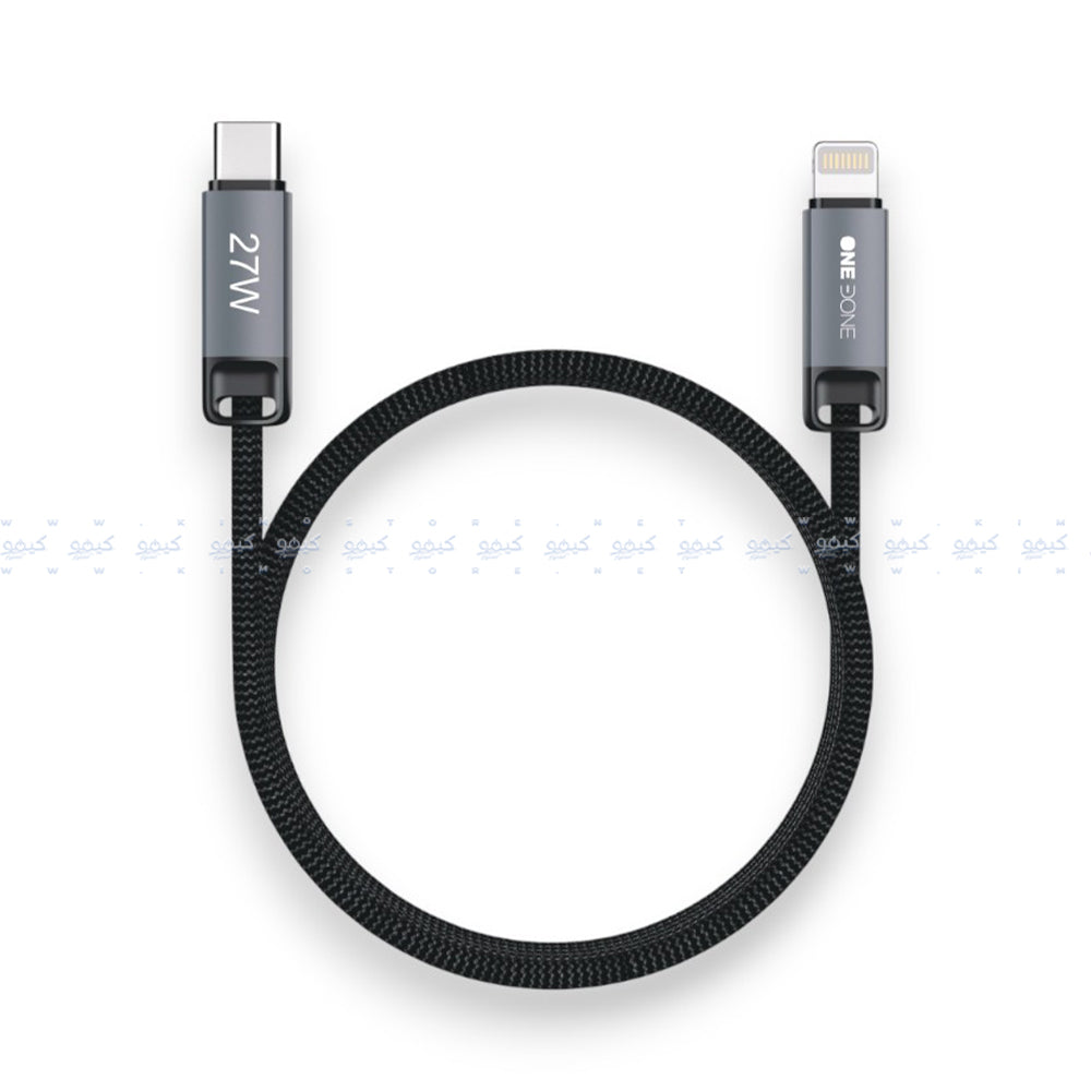 ONEDONE Starlink Type-C To Lightning Cable 27W Fast Charging 1m - Black