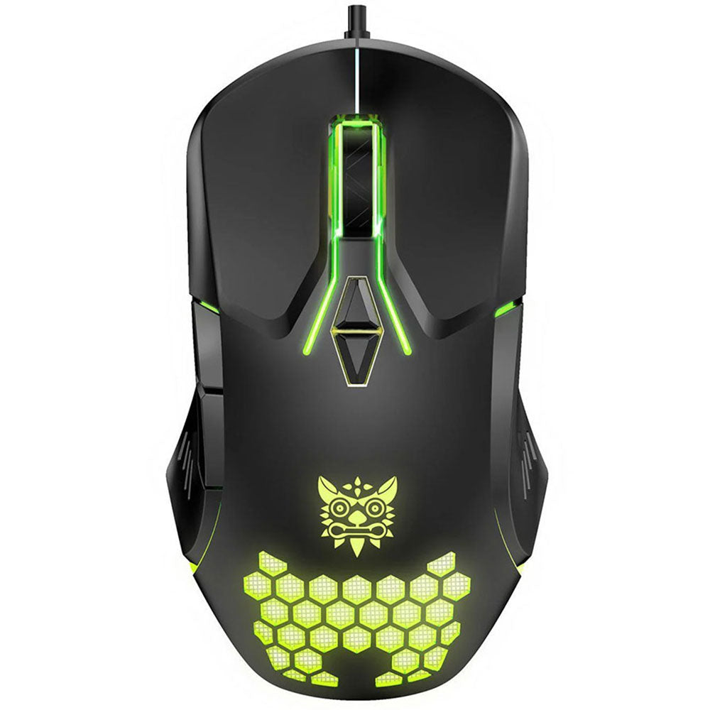 ماوس اونيكوما سلكي RGB جيمنج 3600 نقطة في البوصة CW902 - أسود