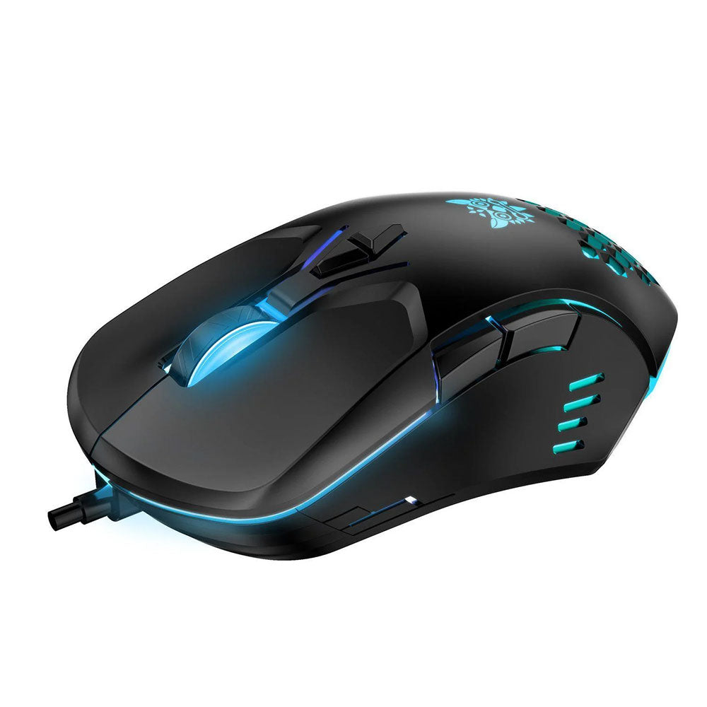 Onikuma CW902 Wired RGB Gaming Mouse 3600Dpi - Black