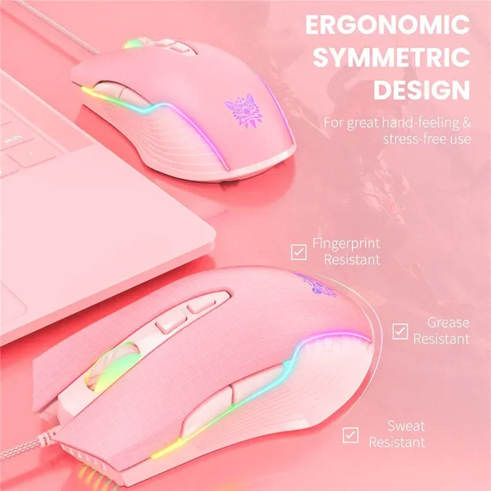Onikuma CW905 Wired Gaming Mouse 7200Dpi