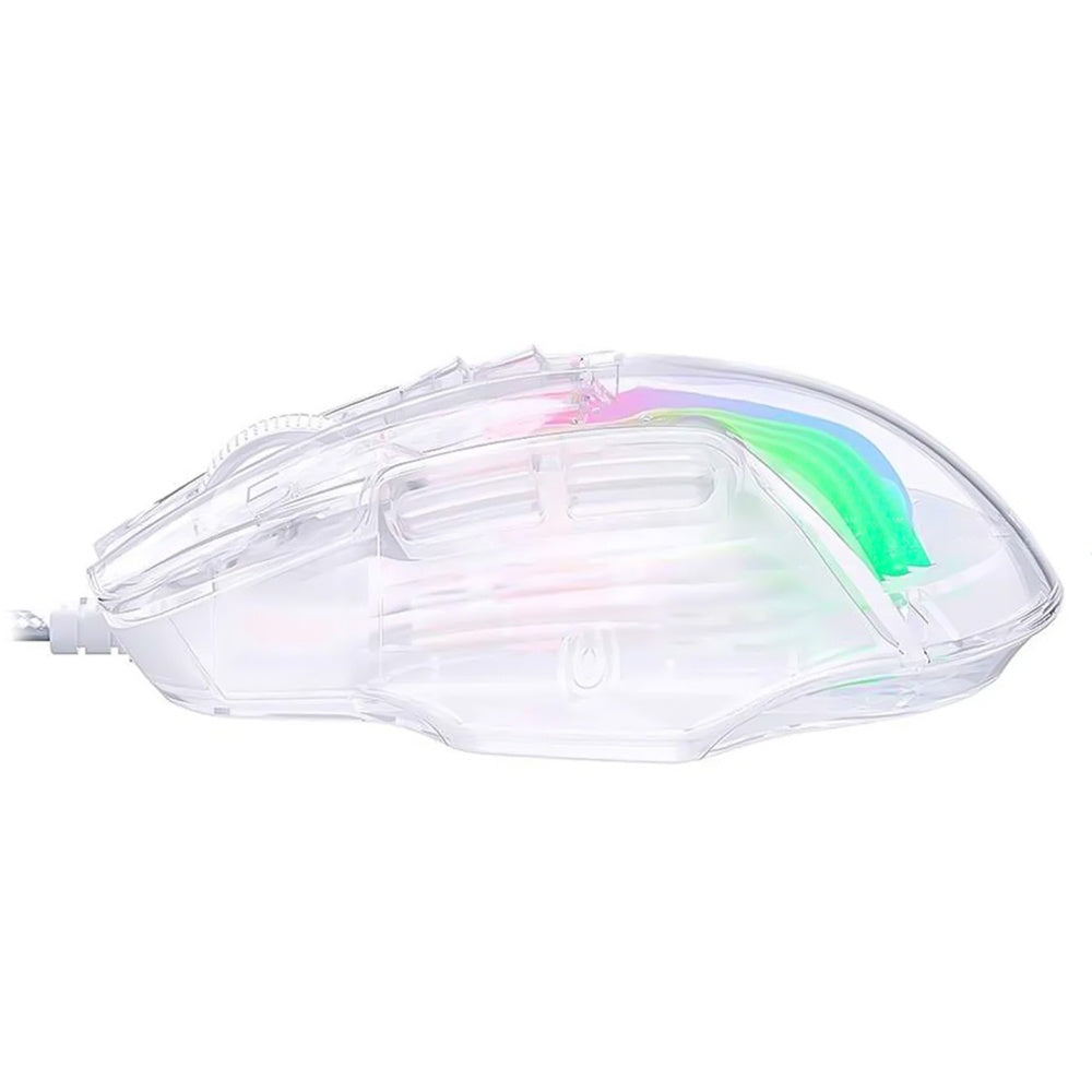 ماوس اونيكوما سلكي RGB جيمنج 12800 نقطة في البوصة CW923 - شفاف