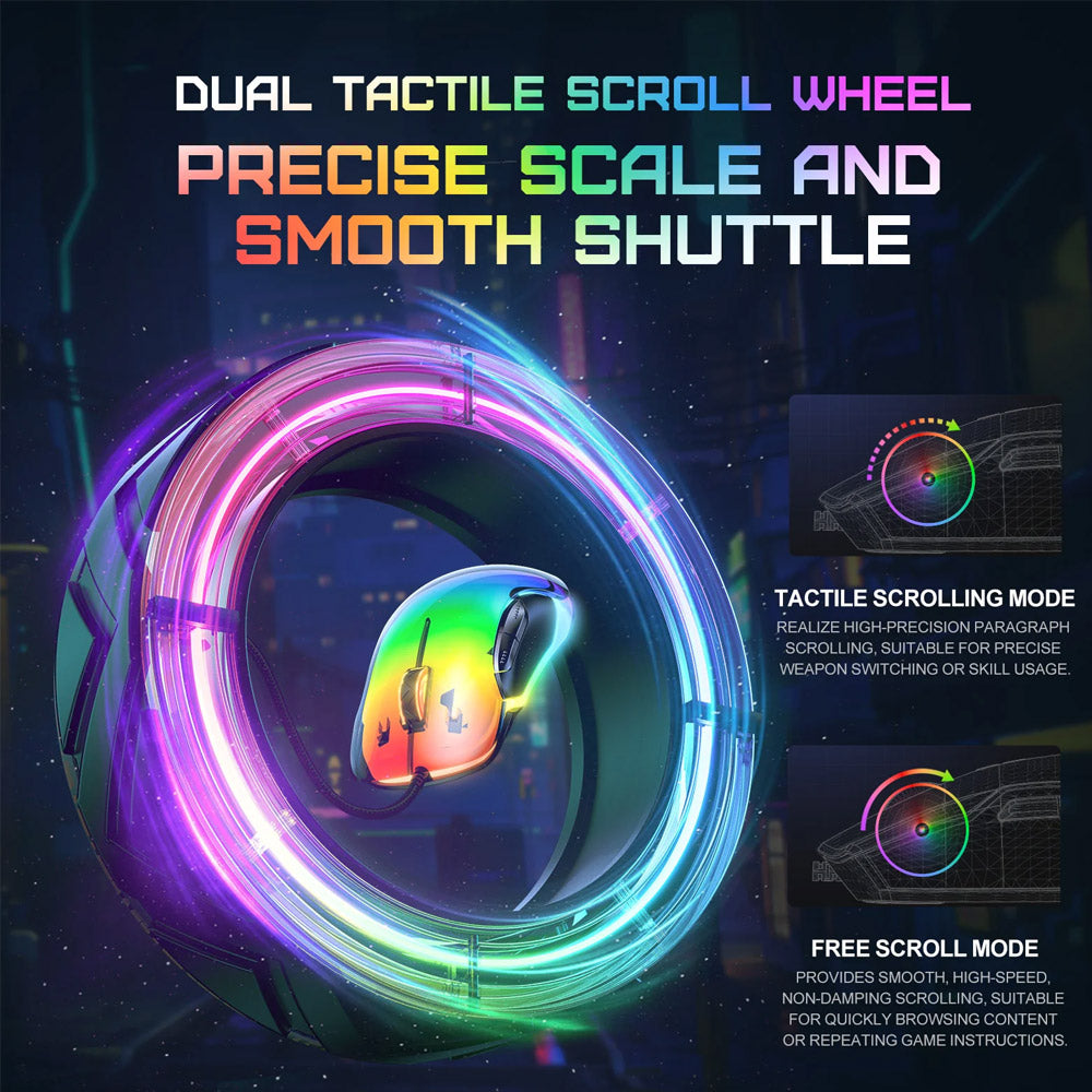 Onikuma RGB Gaming Mouse 12800Dpi