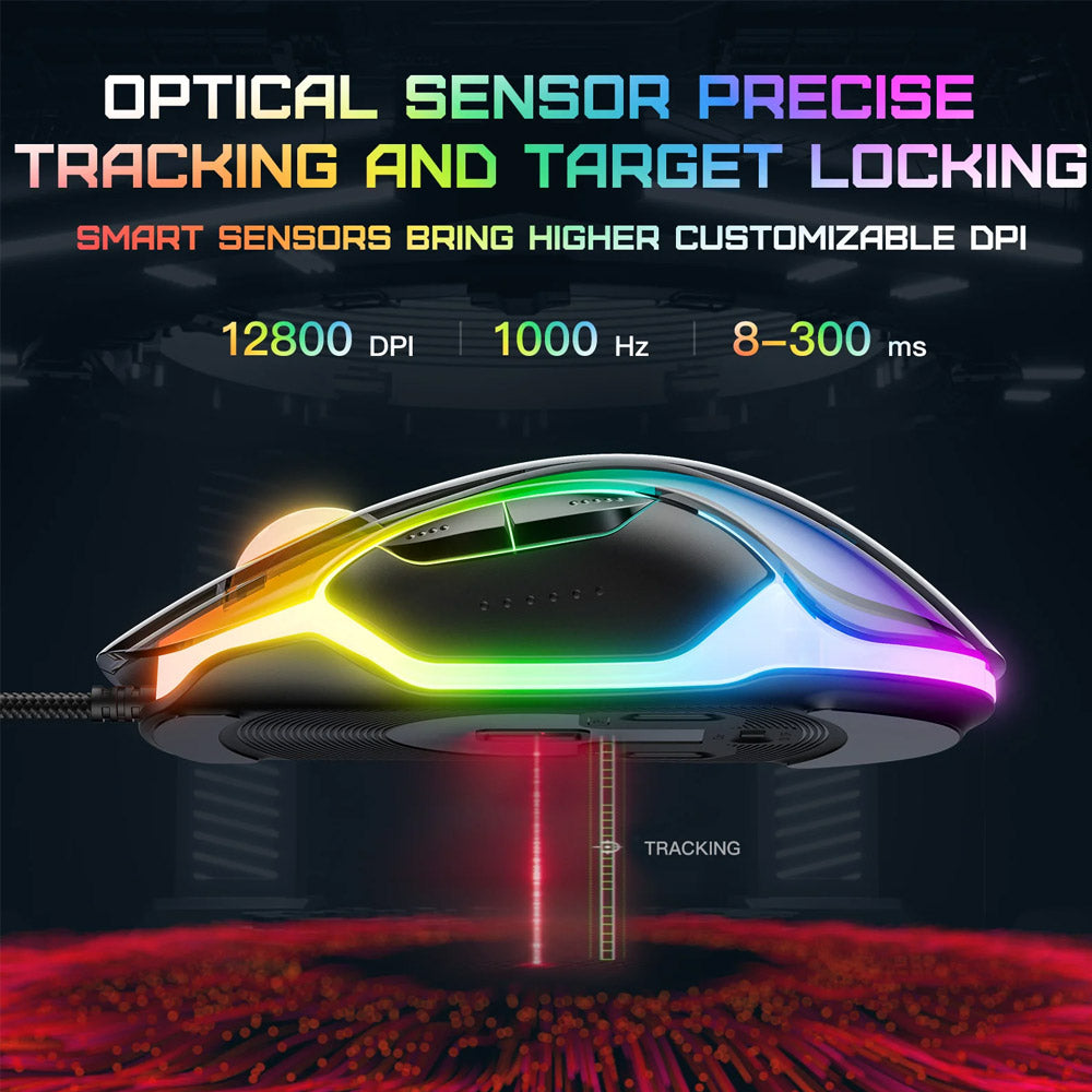 ماوس اونيكوما سلكي RGB جيمنج