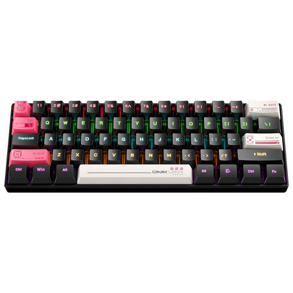 Onikuma G55 Brown Switch Wired RGB Gaming Keyboard English - Black