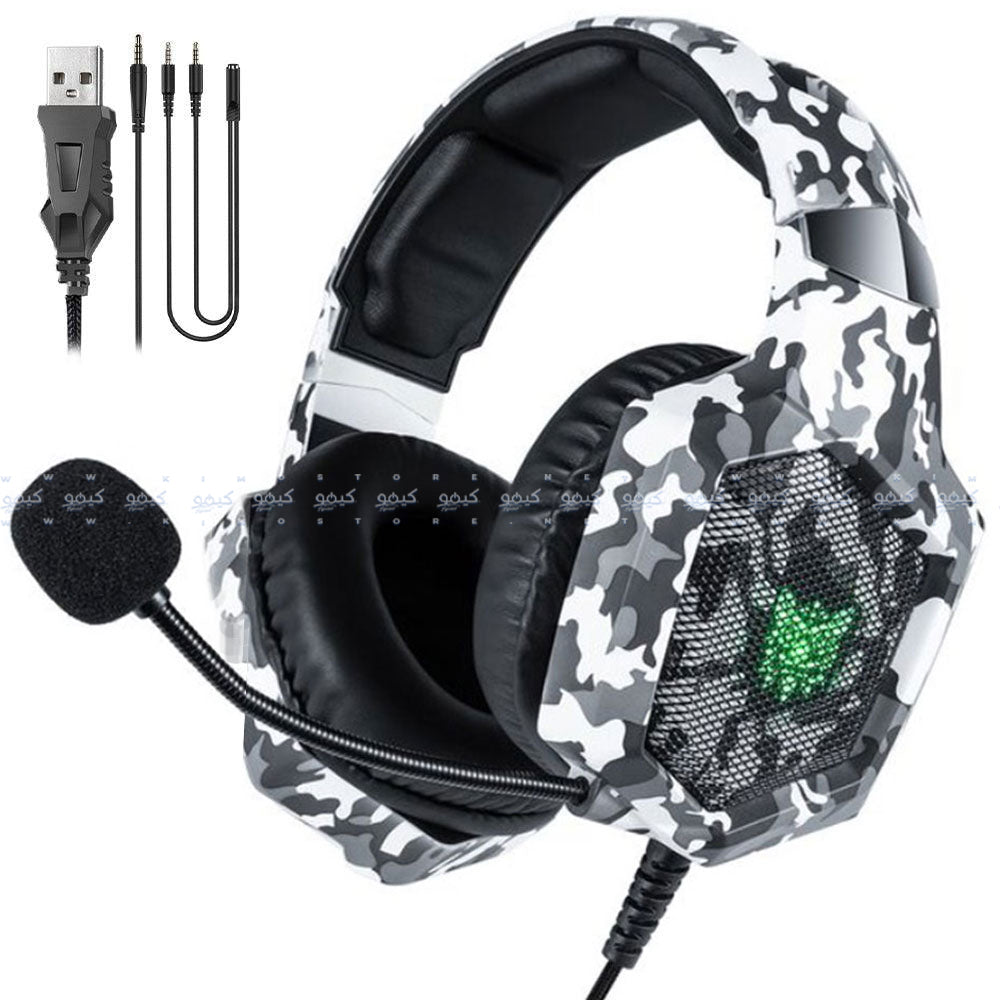 سماعة رأس اونيكوما RGB جيمنج K8