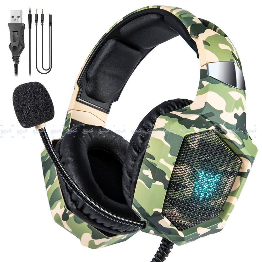 سماعة رأس اونيكوما RGB جيمنج K8