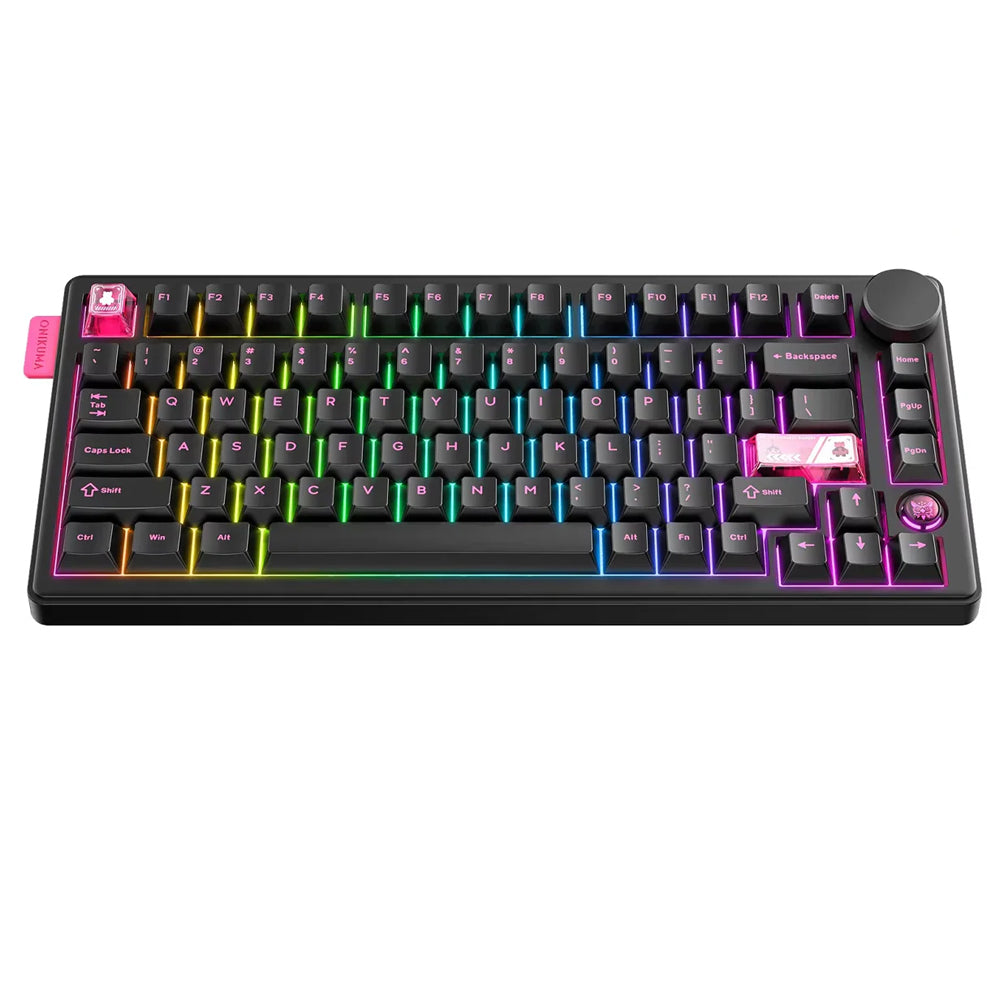 Onikuma MT706 Triple Mode Bluetooth Wireless & Wired RGB Gaming Keyboard English